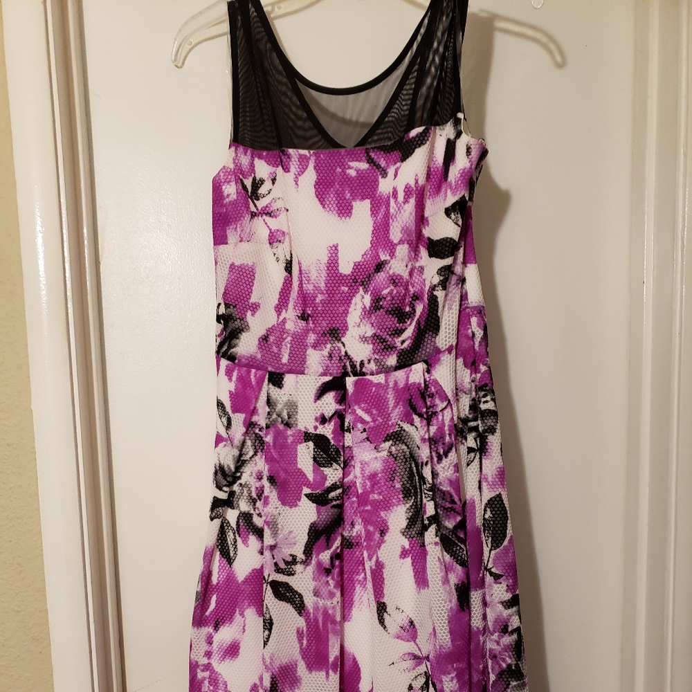 2 For $20--Purple 50's style dress. Great for holiday party NWOT